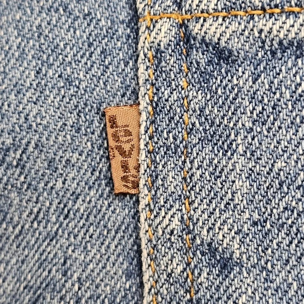 Levi’s 540 Flex Vintage Distressed Orange Tab Y2K Denim‎ Jeans Usa Made 42x30